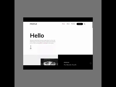 Profile Design design ui ui design uidesign ux ui web web design webdesign