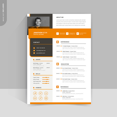 Resume Templates Design corporate identity cv design cv resume interview job application resume cv