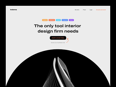 Interior design website design illustration logo product design ui uidesign