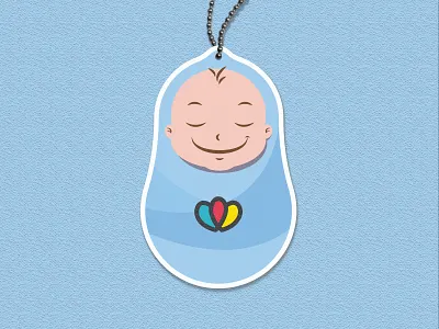 Fawakids baby clothing branding clean design flat graphic design icon illustration label design logo vector