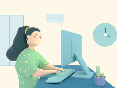 Character 5 3d 3dart 3dillustration c4d c4dart character cinema4d design illustration lowpoly maxon