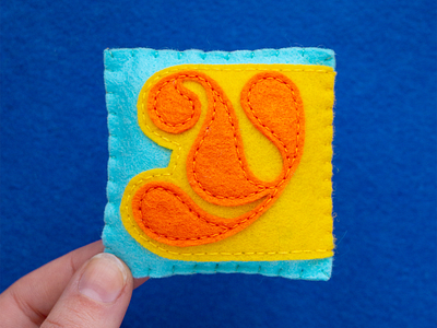 Y / Yink 36daysoftype felt handmade sewing type typography yink