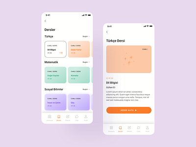 Online Learning App app app design behance case study education ios learning minimal online learning ui ux