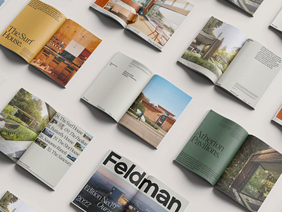 Feldman. Print brand identity branding editorial print print design print layout typography
