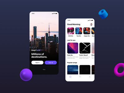 Nucleus - Free UI Component Library app design ios mobi ui