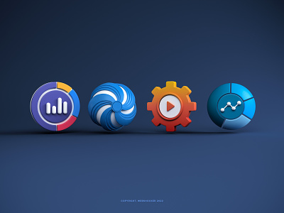 3d icons 3d icon icon design illustration logo render web design webshocker website