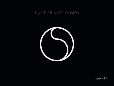 Symbols with circles Series brand branding circles creative dailylogo design geometic logo design minimal series art shapes symbol