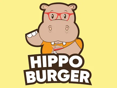 Hypo Burger design illustration logo vector
