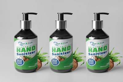 Coconut hand sanitizer label design branding coconut design handsanitizer label label packaging labeldesign package design packaging packaging design sanitizer