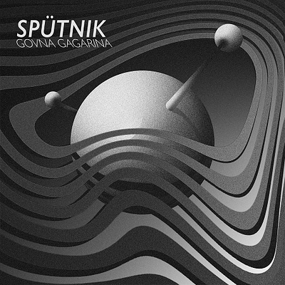 Album Cover design for SPUTNIK EP 2d 3d album art album artwork album cover design commercial commission design ep grainy music psychedelic retro sphere spotify surreal surrealism vintage website youtube