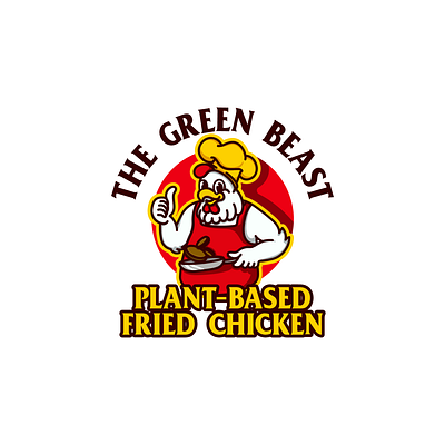 Logo Design for The Green Beast chick chicken chicken logo design illustration logo vector