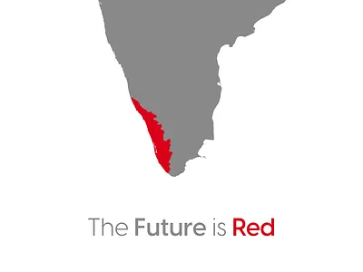 Kerala Elections creative design electionresults graphicdesign kerala politics posterdesign simple design