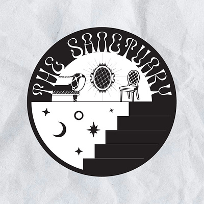 The sanctuary logo design 3d animation branding design graphic design icon logo motion graphics ui vector
