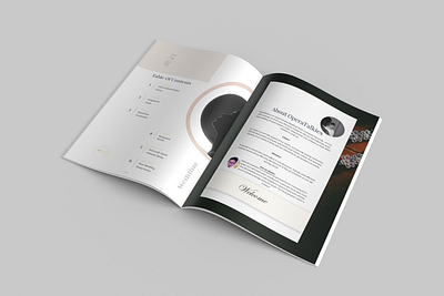 Studio Profile branding business design mockup profile profile page