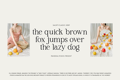 Salsify - Classic Thin Serif 80s 90s branding classic classy decorative display elegant feminine font header headline layout logo luxury magazine modern poster retro serif