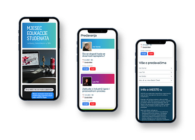 IAESTE: MES Osijek 2021 design iaeste minimal ui ui ux web website