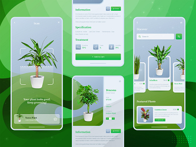 Plant Market Mobile App UX UI Design app design ideas app designer app inspiration app interface app ui apps screen design mobile mobile app mobile app design mobile app ui mobile application mobile apps mobile apps design mobile design ui ux ui minimal uiux uxui design