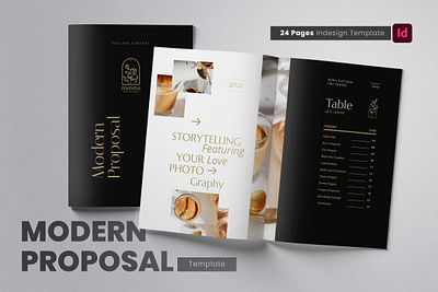 Professional Proposal Indesign digitalart indesign magazine print