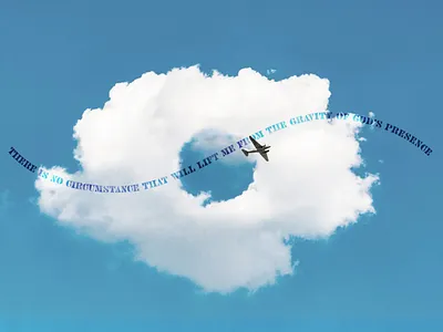 Gravity adobe adobe photoshop christian cloud composite design graphic design gravity photoshop plane sky skyline