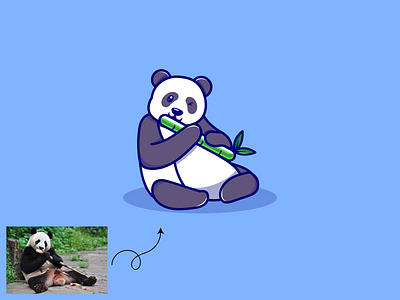 Panda logo design a logo design branding business logo design flat logo logo design mascot logo design minimal minimalist logo modern modern logo panda logo panda shop simple