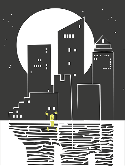Time to leave design illustration vector