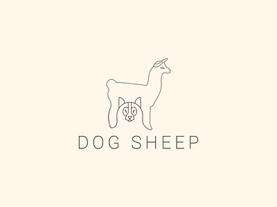 DOG SHEEP LOGO animal art animal drawing animal logo animal logo design branding logo design business logo creative logo dog sheep logo logo brand logo business logo design logo design branding minimal logo minimalist logo professional logo