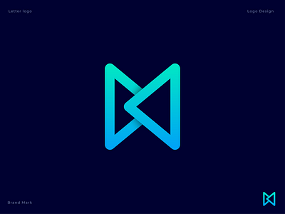 B/M Logo Concept 3d app icon b letter b logo bm logo business diagram gradient logo icon illustration lettering lettermark logo m letter monogram startup technology vector