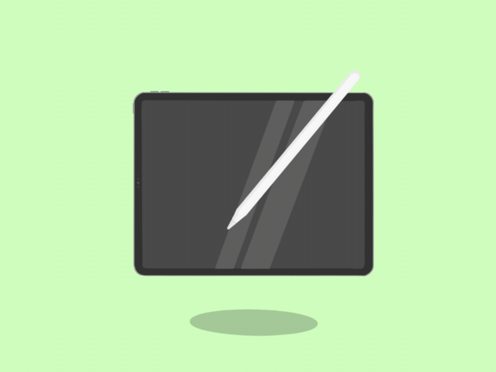 iPad Pro gif animation branding flat gif gif animated gif animation illustration illustration art illustration design technology ui vector web