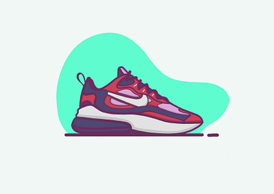 Nike shoe design doodle doodleart illustration procreate sketch sticker vector