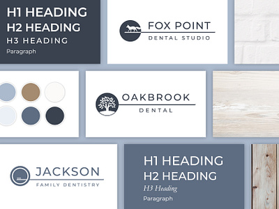 Major Dental Partners – Scalable Branding Elements brand identity branding design