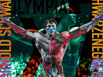 Arnold arnold schwarzenegger fitness photography poster poster design print print design typography typography design