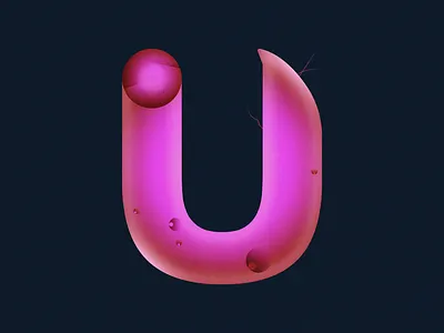 U is for Ube • 36 Days of Type 2d 36 days of type 36daysoftype 36daysoftype08 alphabet design filipino filipino food flat food gradient illustration minimal purple sweet potato purple yam sweet potato typography ube vector vegetable