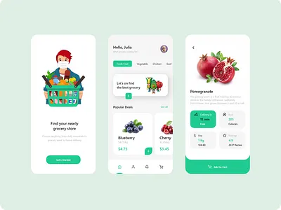 Grocery Store App android app design branding dribbble figma flat illustration logo minimal typography ui ui design uidesigner uiux ux uxdesign uxdesigner web