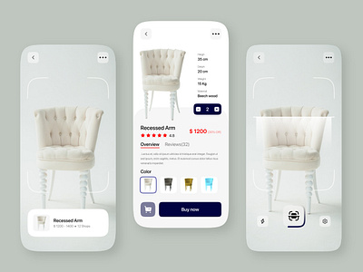 Shopping App - UI Design adobe xd adobe xd design app design daily ui dailyui design ecommerce app ecommerce shop figma figma tutorial figmadesign mobile app scanner shopping app ui ui design ux ux design xd