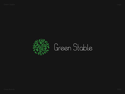 Green Stable adobe illustrator blockchain branding crypto design flat flat logos green stable illustration logo minimal ui vector