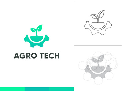 Agro Tech - Agriculture Technology Company Logo abstract abstract logo agriculture technology agro tech app icon branding company logo design eco friendly environment friendly products farming farming logo farmington flat logo logodesign logos tech logo technology logo vector