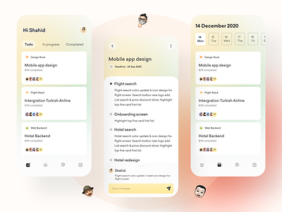 Task manager - Mobile App app design ios mobile app product design project management task app task list task management task manager time management to do app ui user interface design ux