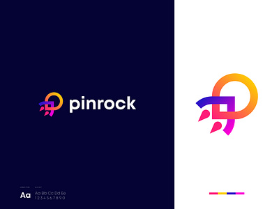 Pin + Rocket Logo Combination abstract art abstract logo abstract pin logo abstract rocket logo brand identity business logo colorful logo creative rocket logo gradient logo logo design logo idea 2021 modern lettering modern logo modern rocket logo pin and rocket logo pin logo design pinrock logo professional logo rocket logo idea