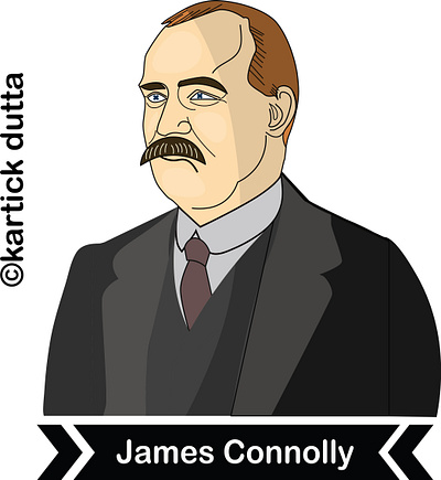 James Connolly poster 1916 rising adventure architecture change connolly europe freedom for ireland history irish irish workers isolated james memorial motivation old t shirt design traditional typogaphy urban worker