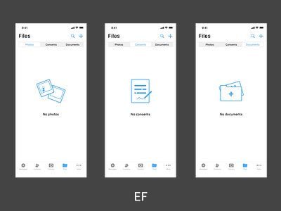 Empty States 2 app design emptystate mobile app ui