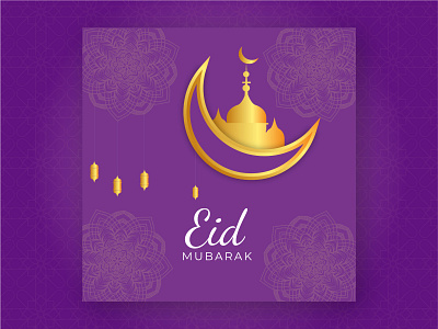 Eid Background Design With Mandala Backgrund background banner celebration decorative eid eid al adha eid al fitr eidmubarak elegant mandala wishes