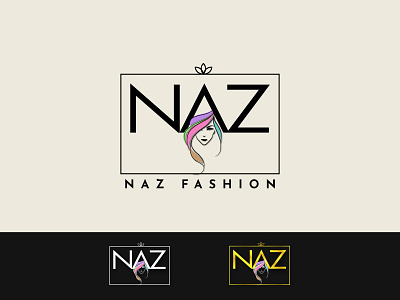 "NAZ" Branding Logo Design. app branding design designer flat illustration illustrator logo minimal ui vector