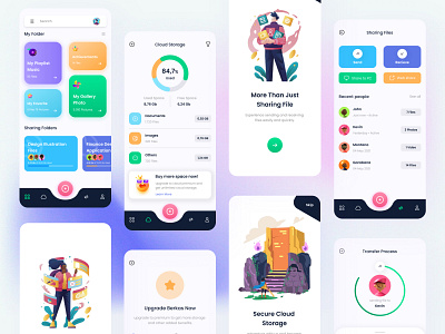 Files Manager Kits : Berkas 📂 app branding cloud cloud storage design document dropbox file manager file storage files files management files manager folders illustration kits logo manager storage app ui ux