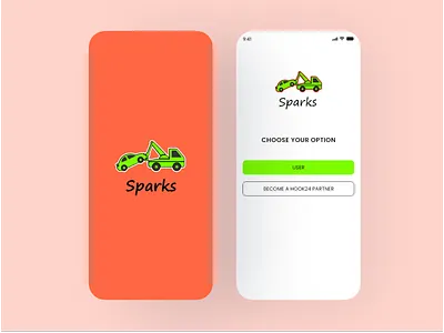 Brand New UI Towing App app branding graphic design illustration logo typography ui