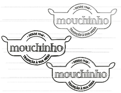 mouchinho branding design logo