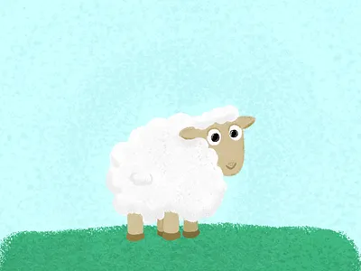 Sheep affinity designer illustration sheep