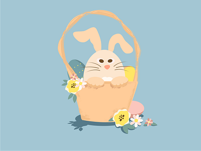 Easter Bunny bunny easter easter bunny easter eggs holidays illustration