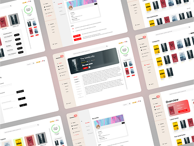E-Library Dashboard designs app business dashboad design inspiration library ui ux web webdesign