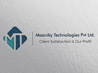 Maaniky Technologies logo 3d mockup branding design graphic design illustration logo logodesign marketing mockup design rextertech