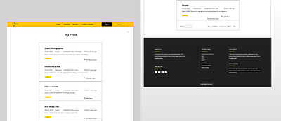 Event (Feed) adobexd design illustration ui
